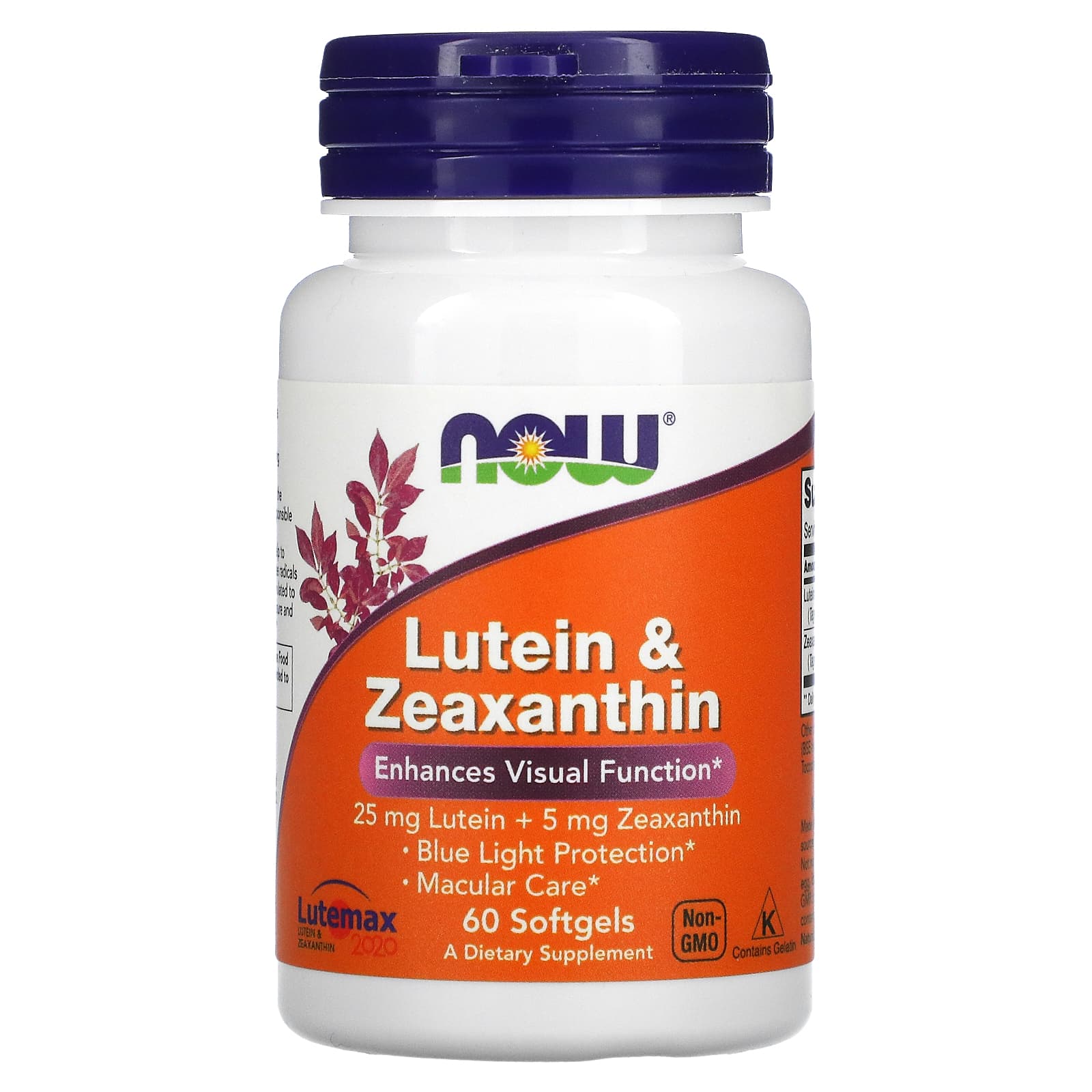 Now Foods, Lutein & Zeaxanthin, 60 Softgels UPC 733739030641 | HiLife Vitamins